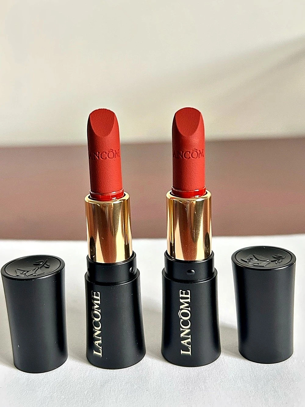 2/$25 Lancôme L'Absolu Rouge Drama Matte mini Lipstick 1.6g *196